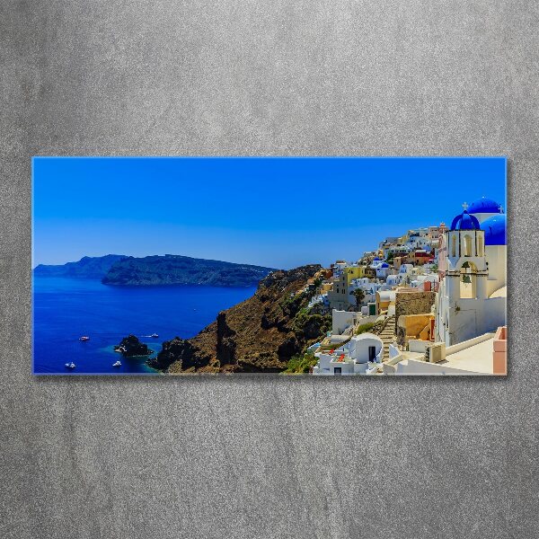 Acrylbild Fotodruck Santorini, Griechenland