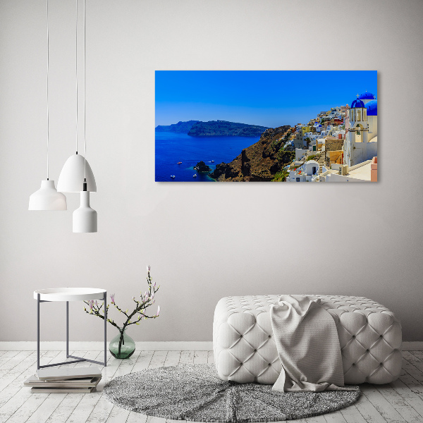Acrylbild Fotodruck Santorini, Griechenland