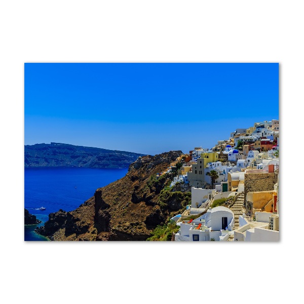 Acrylbild Fotodruck Santorini, Griechenland