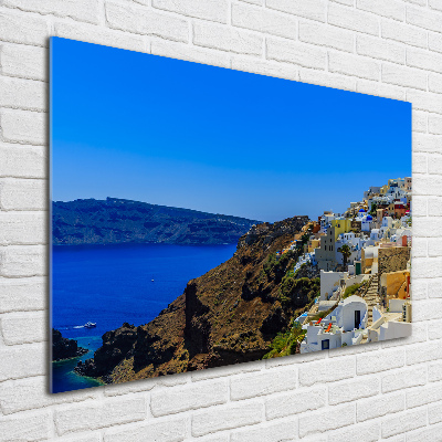 Acrylbild Fotodruck Santorini, Griechenland
