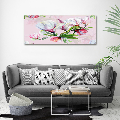 Acrylglas-Druck Magnolienblüten