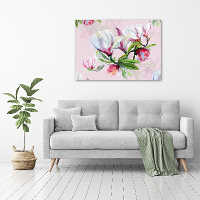 Acrylglas-Druck Magnolienblüten