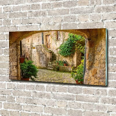 Acrylbild Fotodruck Italienische Straßen