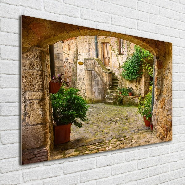 Acrylbild Fotodruck Italienische Straßen