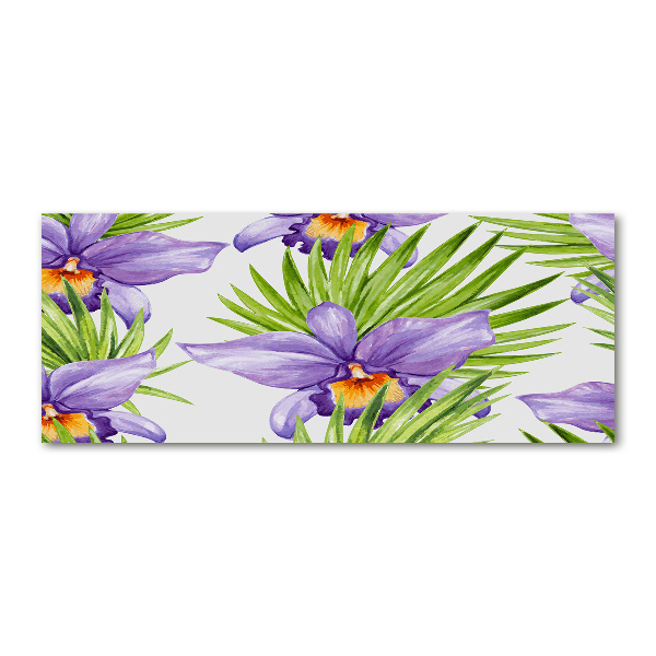 Acrylbild Fotodruck Orchidee