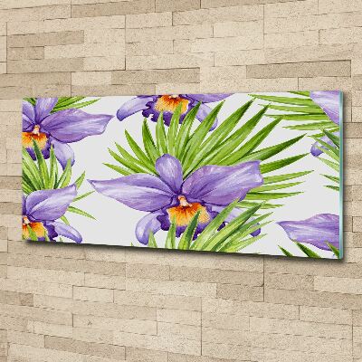 Acrylbild Fotodruck Orchidee