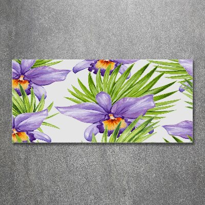 Acrylbild Fotodruck Orchidee