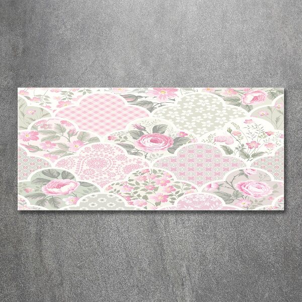 Bild auf Acrylglas Rosen und Schmuck