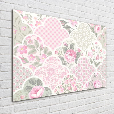 Bild auf Acrylglas Rosen und Schmuck