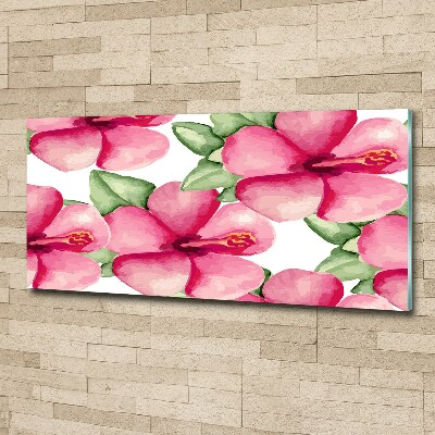 Acrylglas-Druck Tropische Blumen