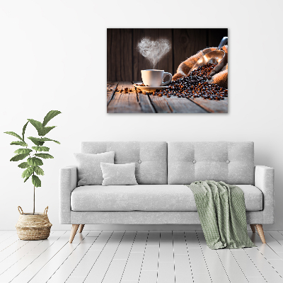 Foto auf Acryl Eine Tasse Kaffee