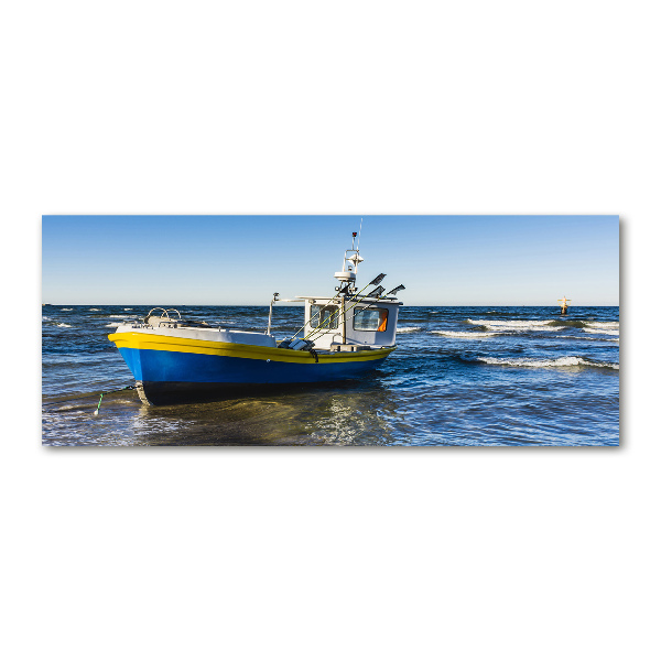 Acrylglas-Druck Ein Kutter auf See