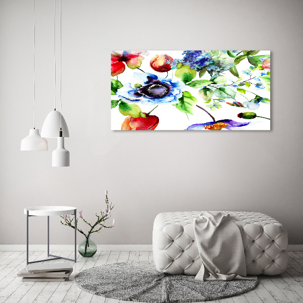 Acrylbild Fotodruck Frühlingsblumen