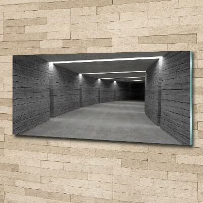 Acrylbild Fotodruck Betontunnel