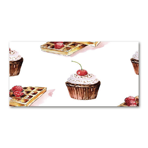 Acrylbild Fotodruck Nachtisch