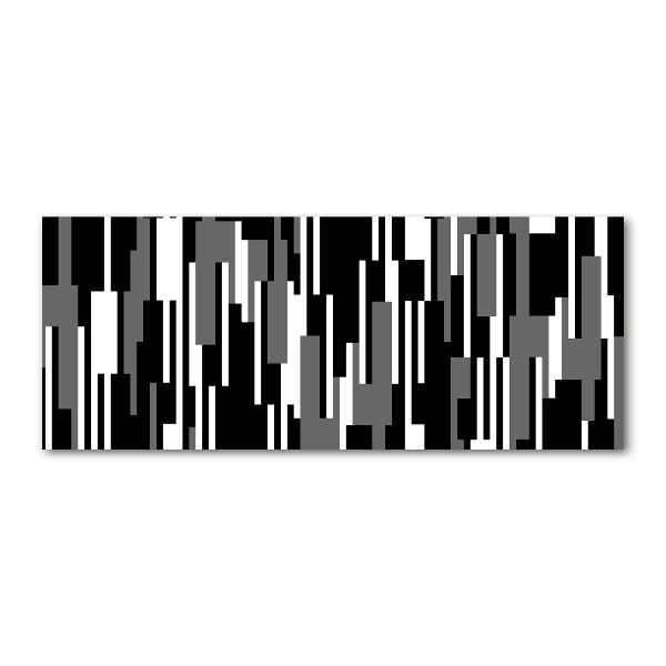 Acrylglas-Druck Schwarze und weiße Linien