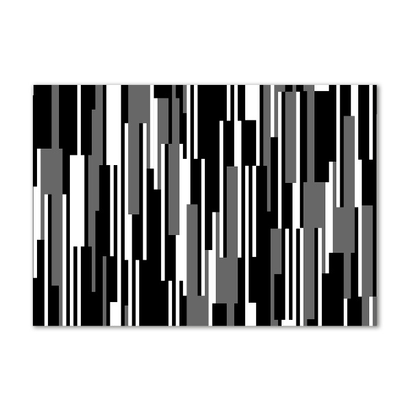 Acrylglas-Druck Schwarze und weiße Linien