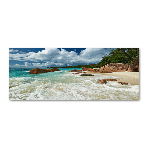 Bild auf Acrylglas Strand der Seychellen
