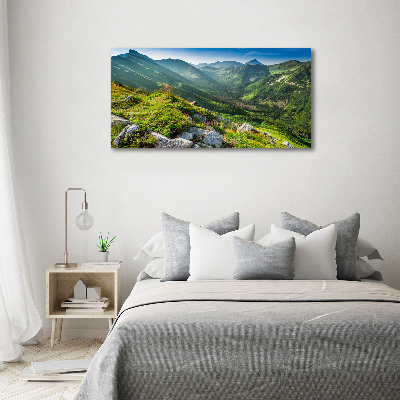 Acrylglas-Druck Morgendämmerung in den Tatra-Bergen