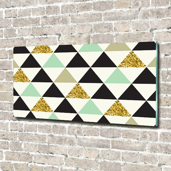 Bild auf Acrylglas Bunte Dreiecke