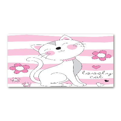 Acrylglas-Druck Weiße Katze
