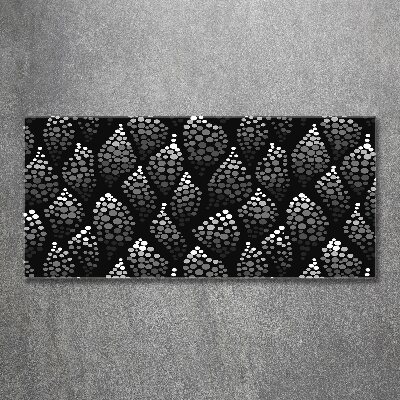 Acrylglas-Druck Schwarze und weiße Punkte