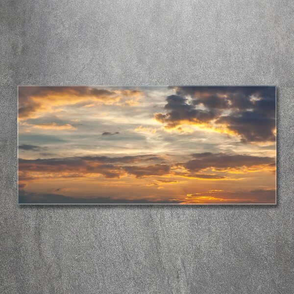 Acrylglas-Druck Sonnenuntergang