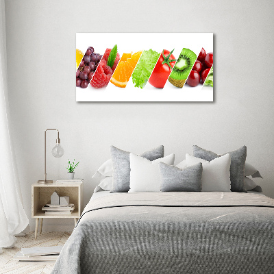 Acrylbild Fotodruck Obst und Gemüse