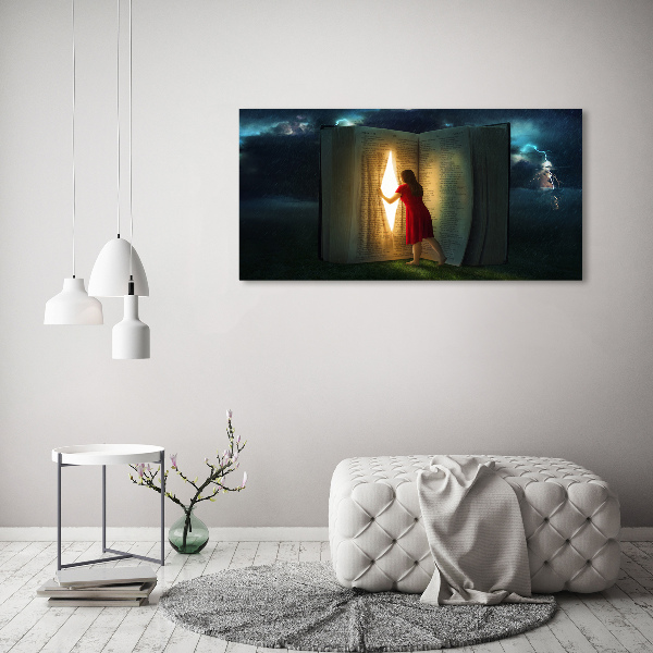 Acrylbild Fotodruck Die Welt der Bücher