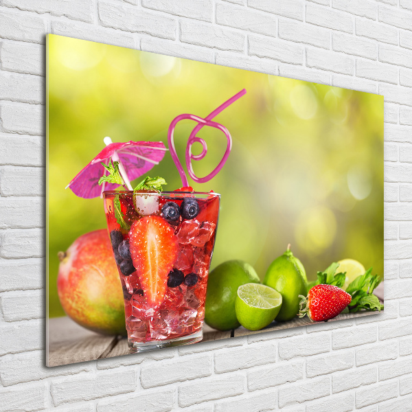 Acrylbild Fotodruck Fruchtcocktail