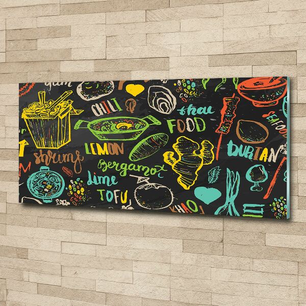 Acrylglas-Druck Thailändisches Essen