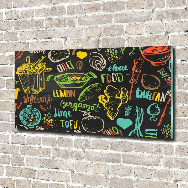 Acrylglas-Druck Thailändisches Essen