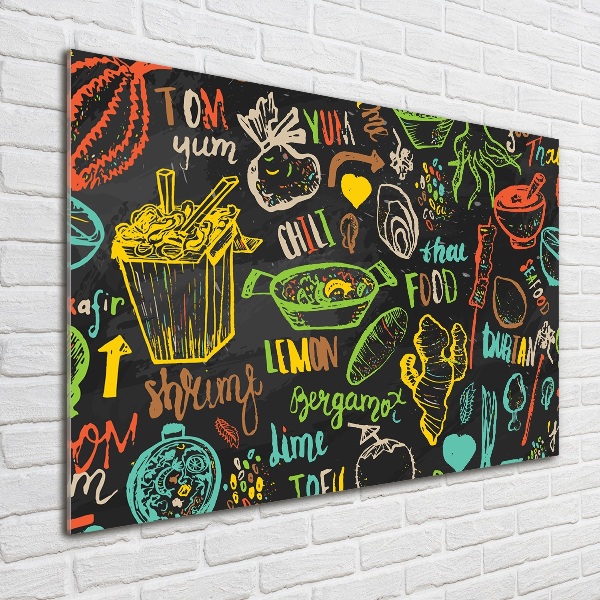 Acrylglas-Druck Thailändisches Essen