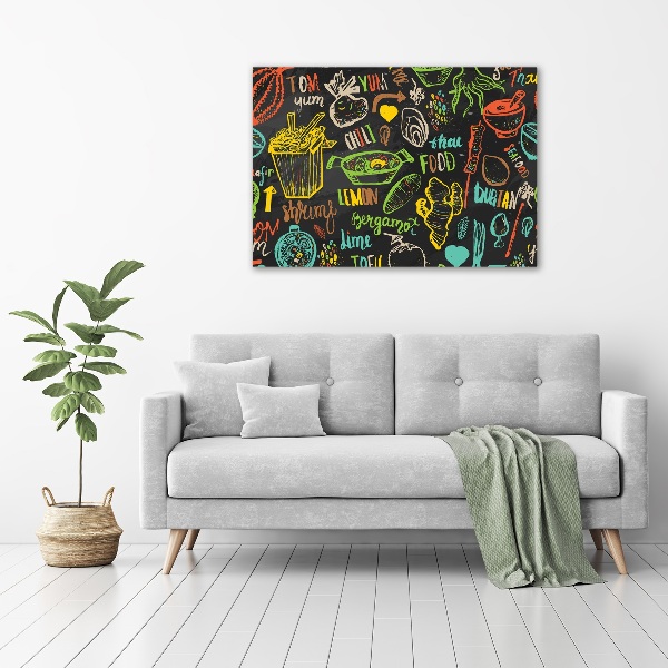 Acrylglas-Druck Thailändisches Essen