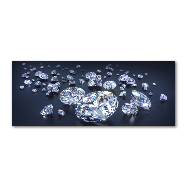 Acrylbild Fotodruck Diamanten