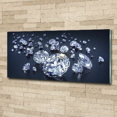 Acrylbild Fotodruck Diamanten