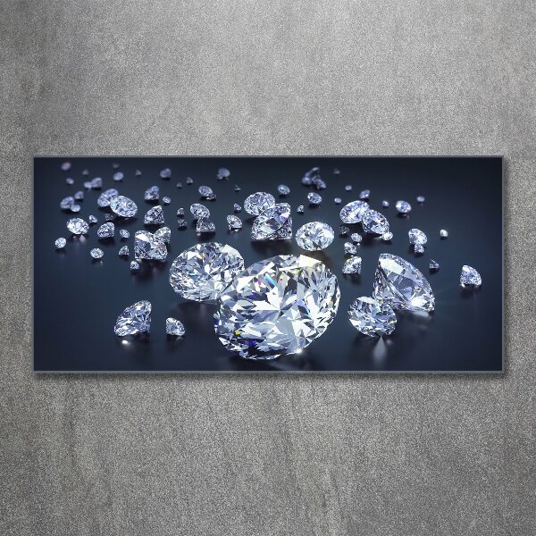 Acrylbild Fotodruck Diamanten