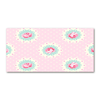 Acrylglas-Druck Rosen