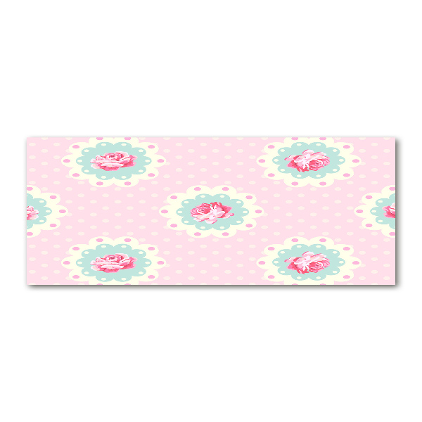 Acrylglas-Druck Rosen