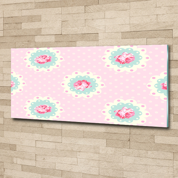 Acrylglas-Druck Rosen