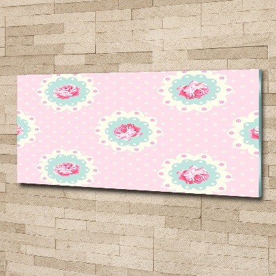 Acrylglas-Druck Rosen