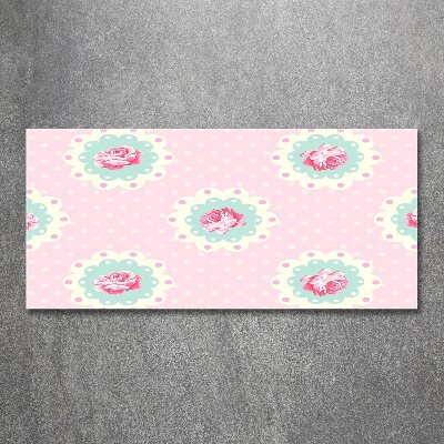 Acrylglas-Druck Rosen