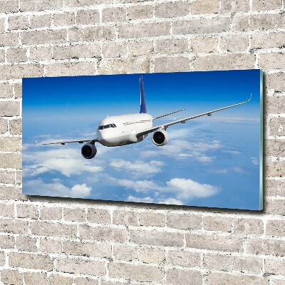Acrylbild Fotodruck Ein Flugzeug in der Luft