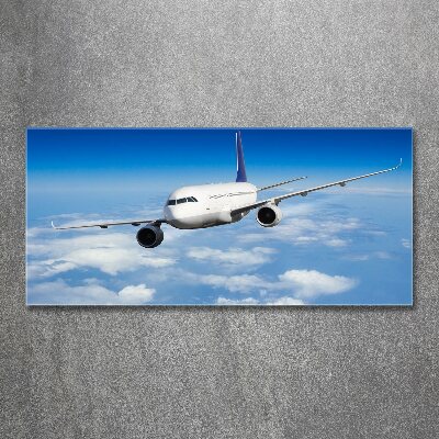 Acrylbild Fotodruck Ein Flugzeug in der Luft
