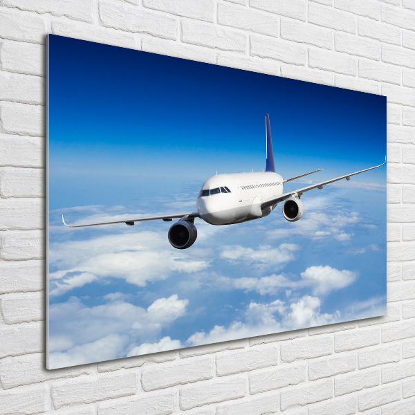 Acrylbild Fotodruck Ein Flugzeug in der Luft