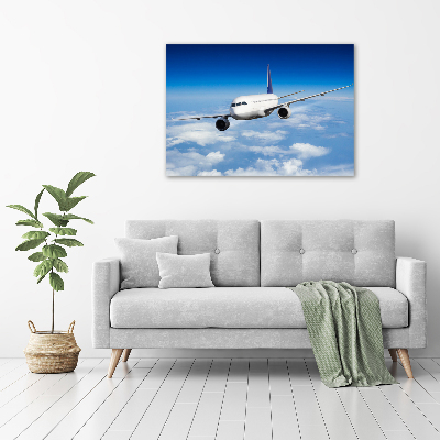 Acrylbild Fotodruck Ein Flugzeug in der Luft