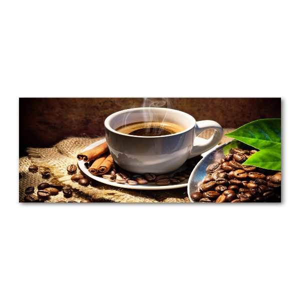 Foto auf Acryl Eine Tasse Kaffee