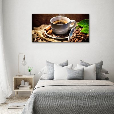 Foto auf Acryl Eine Tasse Kaffee