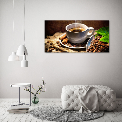 Foto auf Acryl Eine Tasse Kaffee