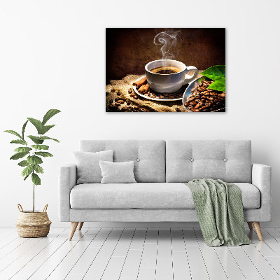 Foto auf Acryl Eine Tasse Kaffee